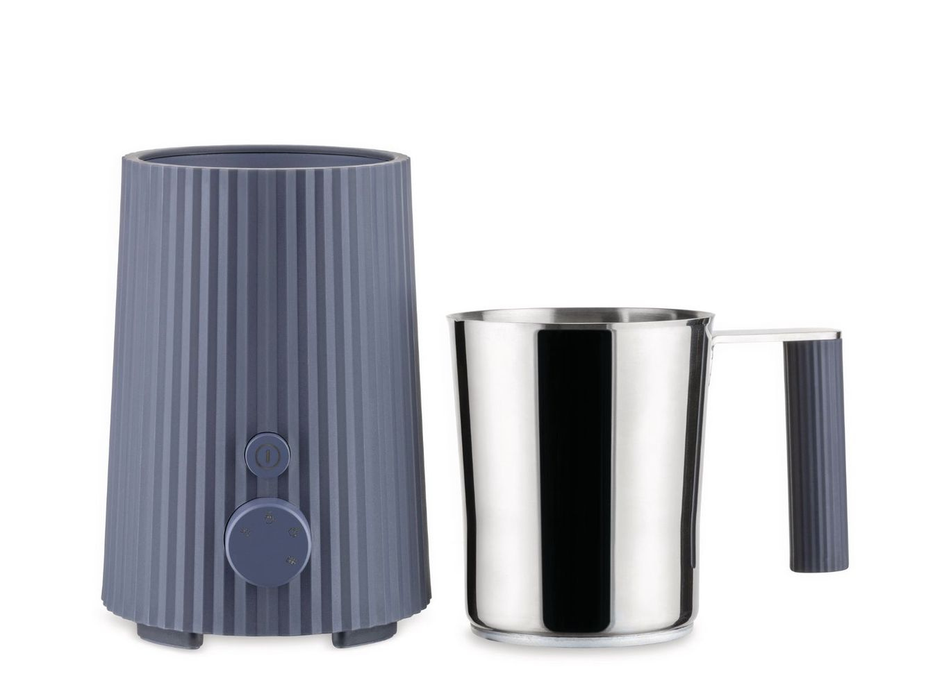 Alessi mjölkskummare Plissé - Grå - Michele de Lucchi - MDL13 G